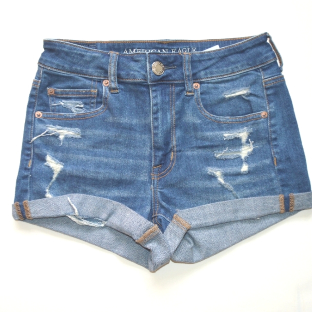 American Eagle Hi Rise Super Stretch Shortie